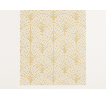 Roleta vintage z motywem wentylatora art deco lat 20. - TenStickers