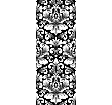 Roleta vintage z elegancką kompozycją botaniczną - TenStickers