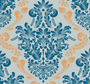 Roleta vintage z eleganckim zdobieniem - TenStickers