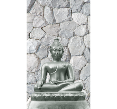 Roleta Zen Budda efekt kamienia - TenStickers