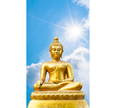 Roleta zen Słoneczny budda - TenStickers