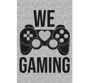 Roleta gamer "We Love Gaming" - TenStickers