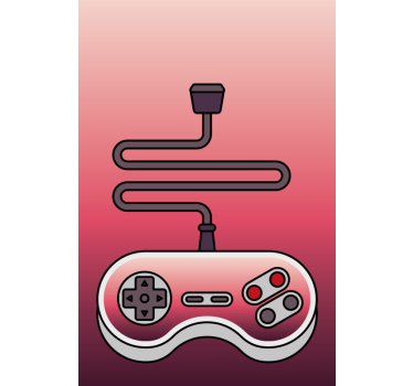 Zwariowana roleta czerwony kontroler - TenStickers
