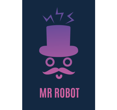 Zwariowana roleta pan robota - TenStickers