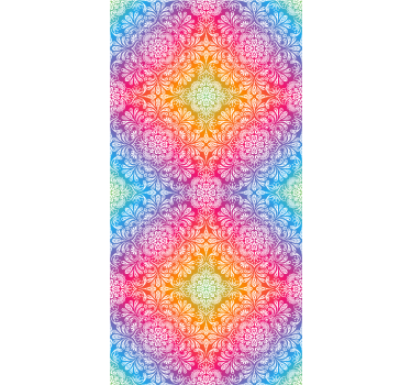 Roleta zen kolorowy wzór mandali - TenStickers