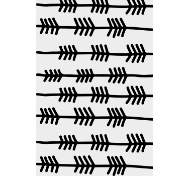 Rolety na okno skandynawskie Wzór czarnych strzałek - TenStickers