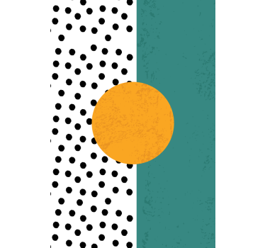 Nowoczesna roleta współczesny design kropkowy - TenStickers
