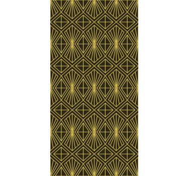 Elegancka roleta geometryczny promienny wzór - TenStickers