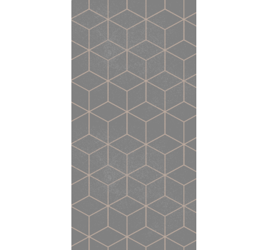 Nowoczesna roleta geometryczny motyw szary - TenStickers