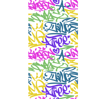 Roleta młodzieżowa Graffiti - TenStickers