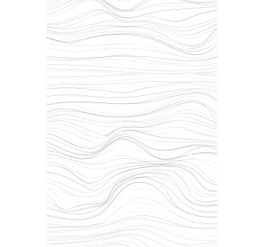 Elegancka roleta minimalistyczny wzór w delikatne fale - TenStickers