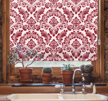 Elegancka roleta eleganckie elementy botaniczne - TenStickers