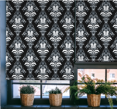 Elegancka roleta ponadczasowy motyw botaniczny - TenStickers