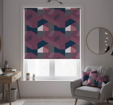 Roleta dla nastolatka w geometryczne kształty - TenStickers