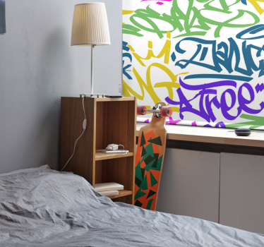 Roleta młodzieżowa Graffiti - TenStickers