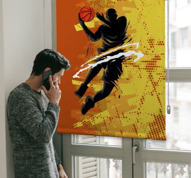 Roleta sport Gracz koszykówki - TenStickers