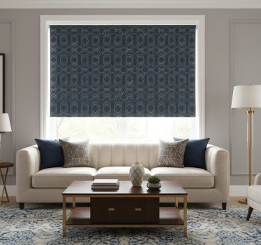Roleta vintage w romby w stylu art déco - TenStickers