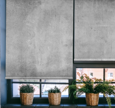 Roleta do salonu cement zużyty projekt "styl industrialny" - TenStickers