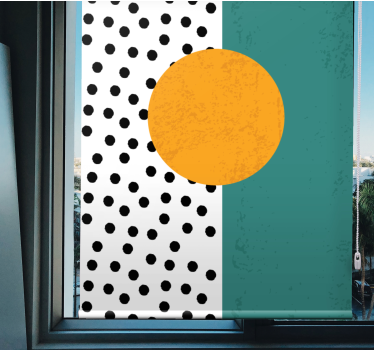 Nowoczesna roleta współczesny design kropkowy - TenStickers