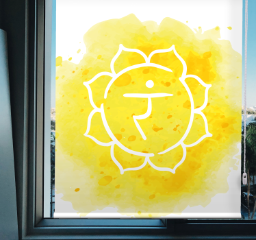 Roleta zen z symbolem chakry - TenStickers