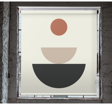 Rolety z rysunkami Fontanna abstrakcyjna - TenStickers