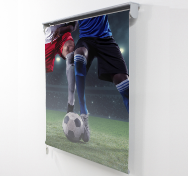 rolety z piłką nożną Piłka na stadionie - TenStickers