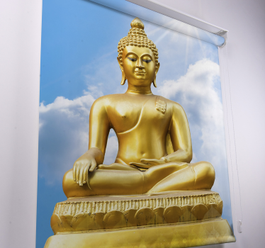 Roleta zen Słoneczny budda - TenStickers