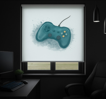 Roleta gamer artystyczny projekt konsoli do gier - TenStickers