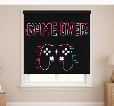 Roleta gamer game over - TenStickers