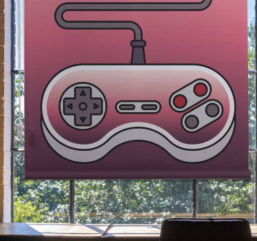 Zwariowana roleta czerwony kontroler - TenStickers