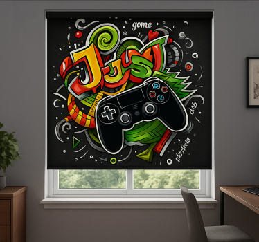 Roleta gamer kontroler do gier graffiti - TenStickers