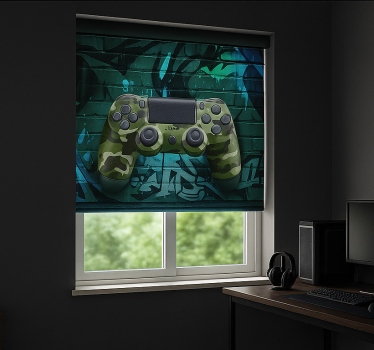 Roleta gamer kontroler do gry cammo graffiti - TenStickers