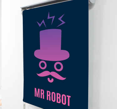 Zwariowana roleta pan robota - TenStickers