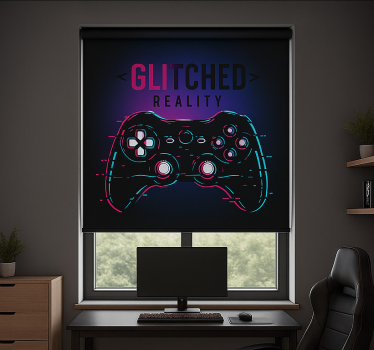 Roleta gamer zepsuty kontroler rzeczywistości - TenStickers
