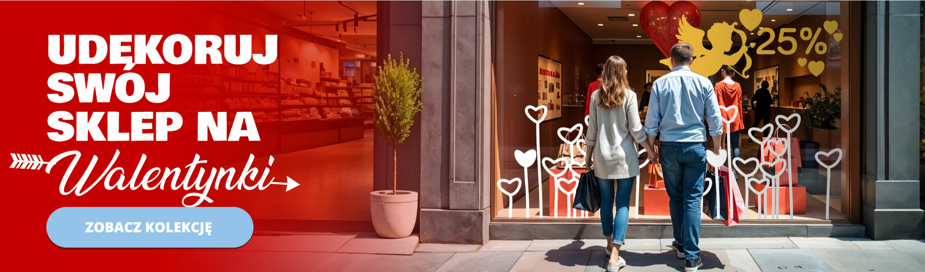 Zaskocz klientów walentynkowym stylem! 