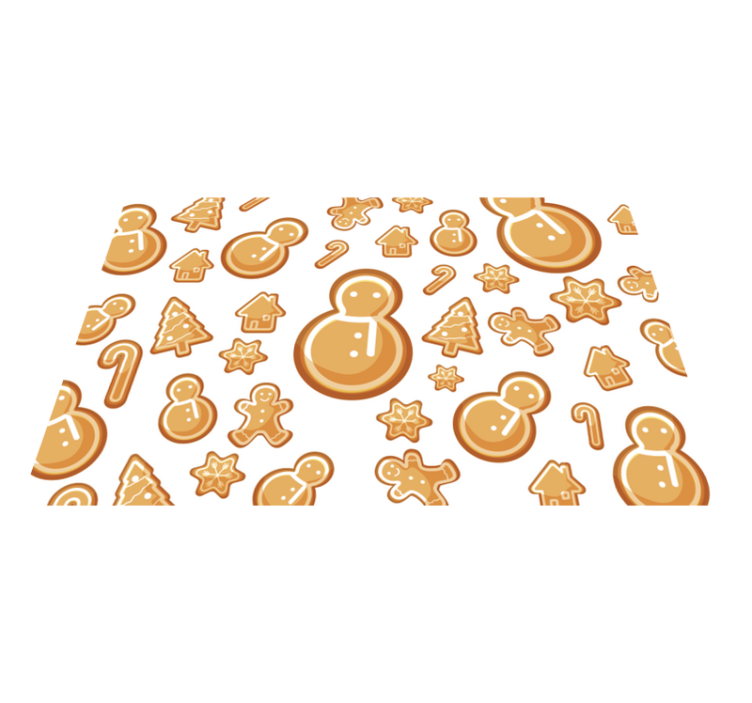 Podkładka na stół świąteczna świąteczne kształty - TenStickers