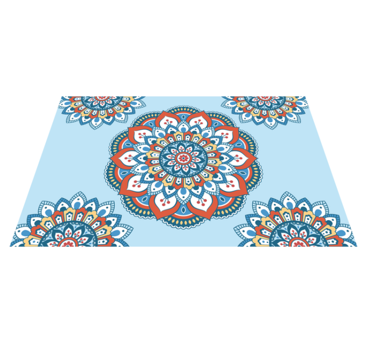 Eleganckie podkładki na stół Wielokolorowa mandala - TenStickers