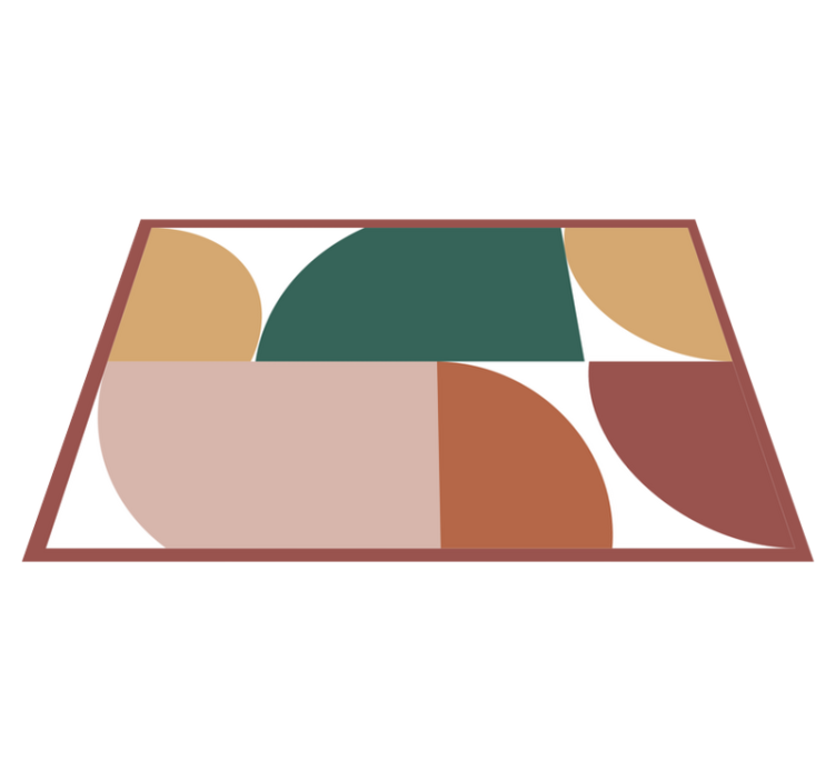 Podkładka na stół wzór geometryczny sztuka - TenStickers