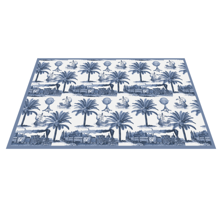 Podkładka na stół Francuski niebieski wzór - TenStickers