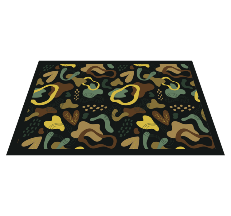 Podkładka na stół Abstrakcyjny wzór w kolorze żółtym - TenStickers