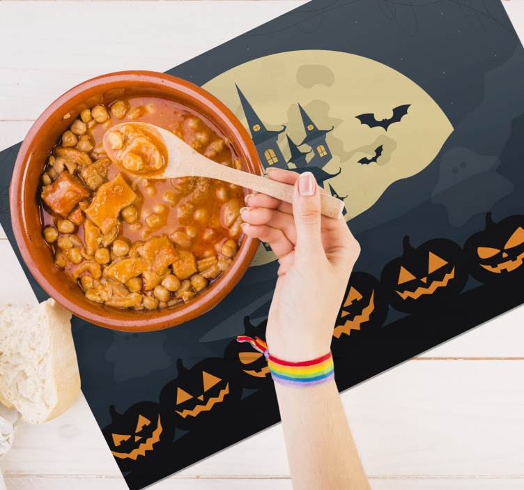 Gotic vinyl podkładka halloween - TenStickers
