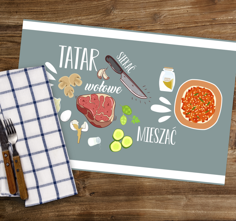 Podkładka na stół "tatar" - TenStickers