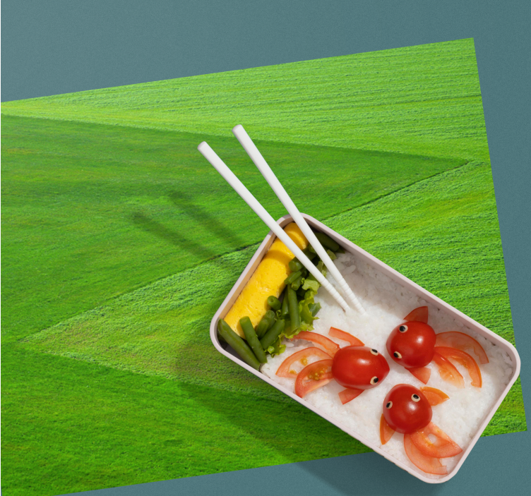 Podkładka na stół dla dzieci kreatywne ułożenie ryżu - TenStickers