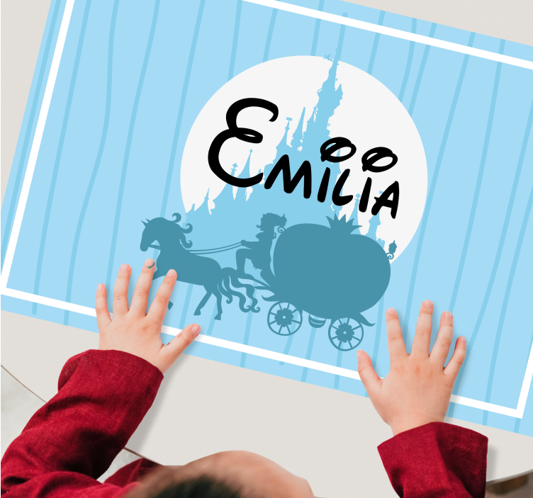 Podkładka na stół dla dzieci powóz konny - TenStickers