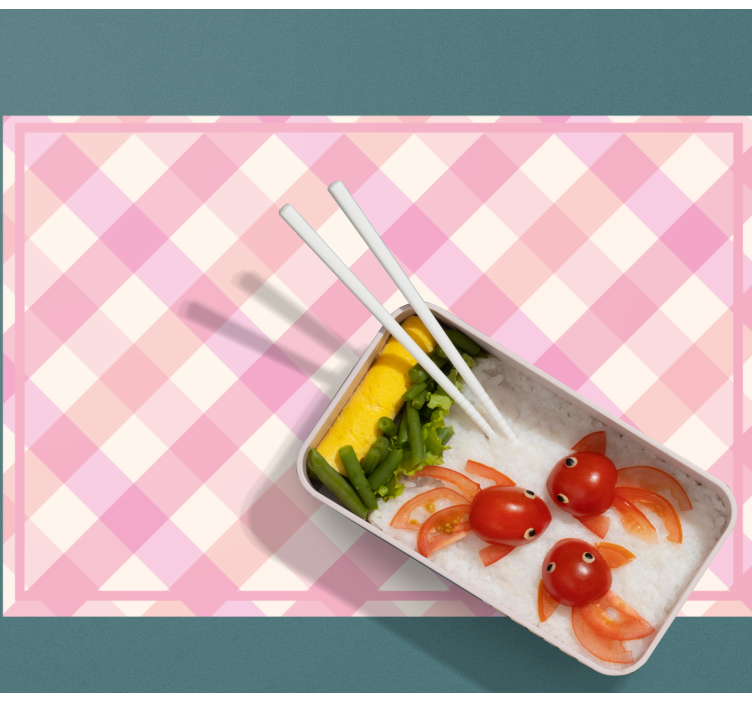 Podkładka na stół dla dzieci urocza prezentacja jedzenia - TenStickers