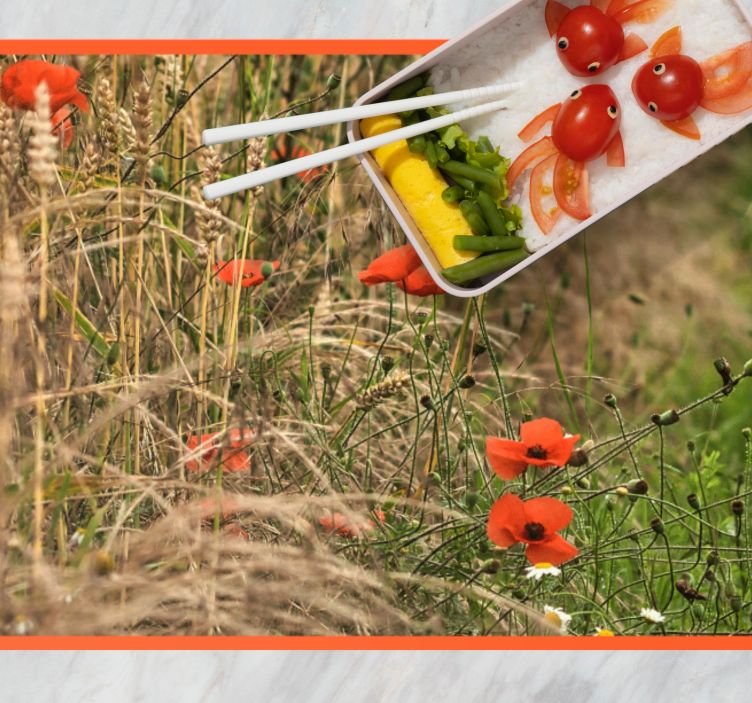 Podkładka na stół dla dzieci w zabawne jedzenie - TenStickers