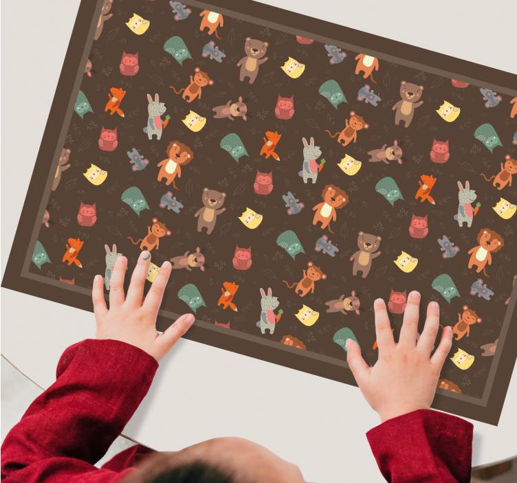 Podkładka na stół dla dzieci z motywem zwierząt - TenStickers