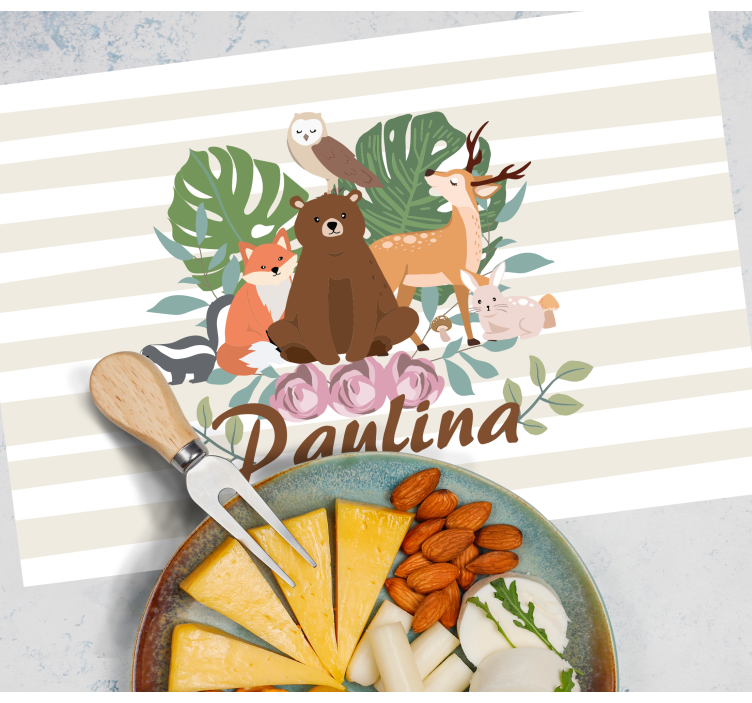 Podkładka na stół dla dzieci zabawne zwierzęta - TenStickers