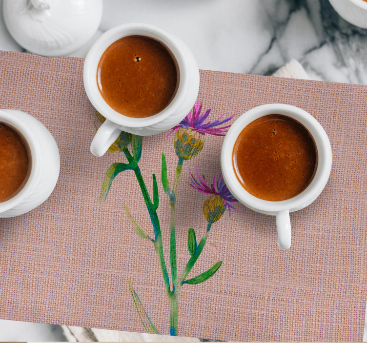 Elegancka podkładka na stół tkana dziewanna - TenStickers