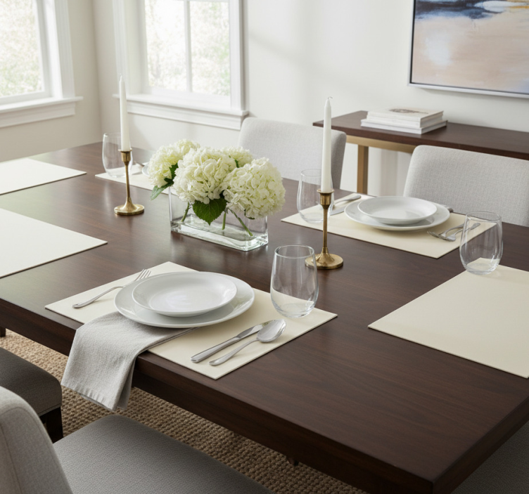 Podkładka na stół elegancka w kolorze tańczących chmur - TenStickers